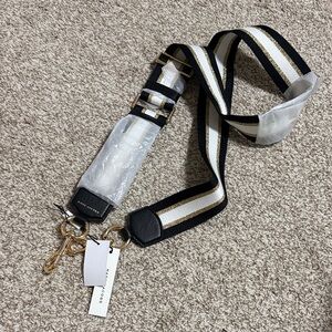 Marc Jacobs Black and Gold wide Strap